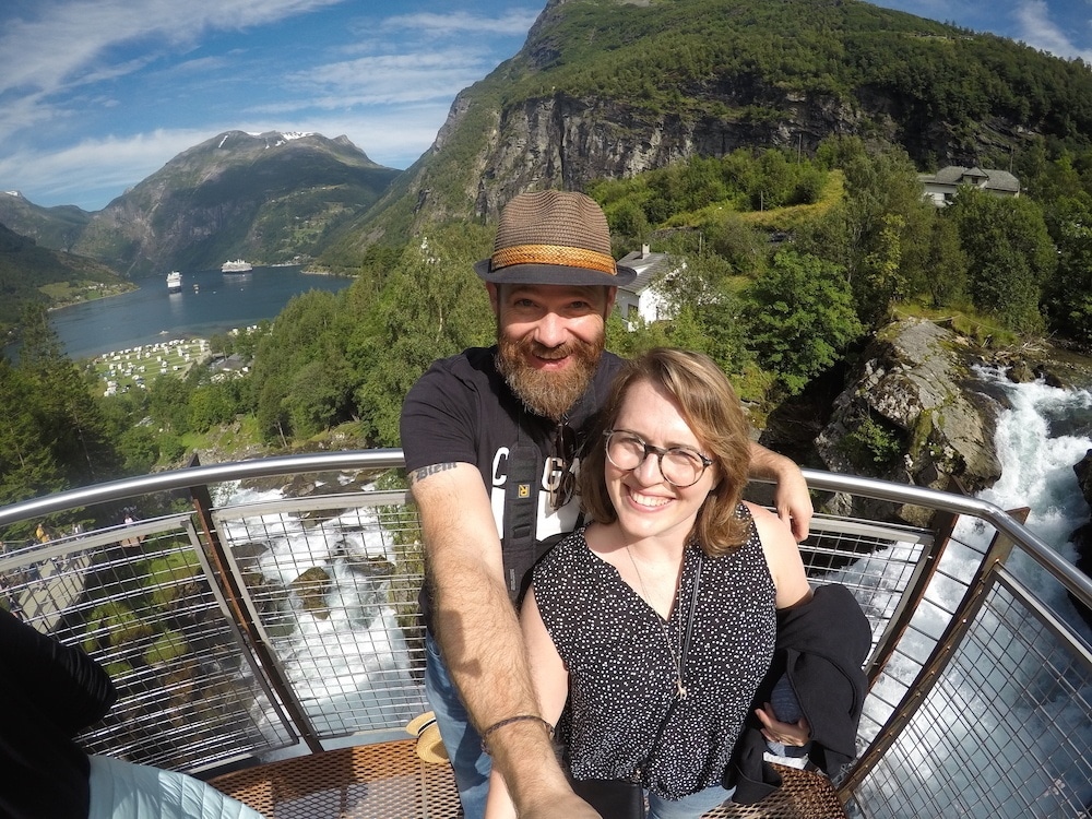 Wandertooth at Geirangerfjord Waterfall Norway