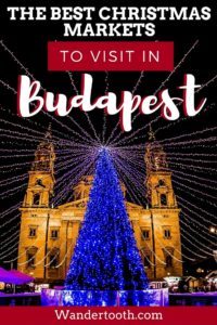 Hotels Near Budapest Christmas Market Pinterest Pin 1