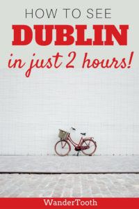 Dublin Bike Tour Pinterest Pin