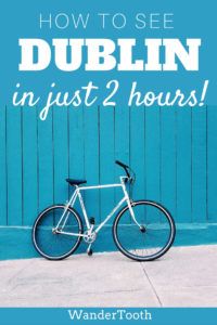 Dublin Bike Tour Pinterest Pin