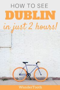 Dublin Bike Tour Pinterest Pin