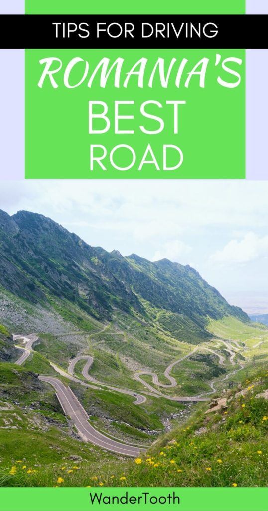 Best Road in Romania Pinterest Pin 2