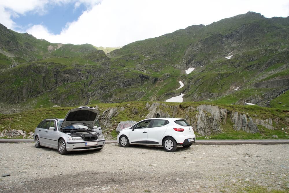 romania best road in the world Overheating car