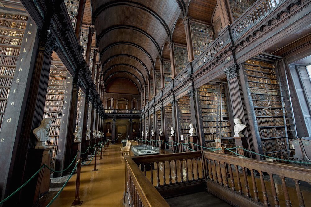 Trinity College Library Interior 3 Days in Dublin 