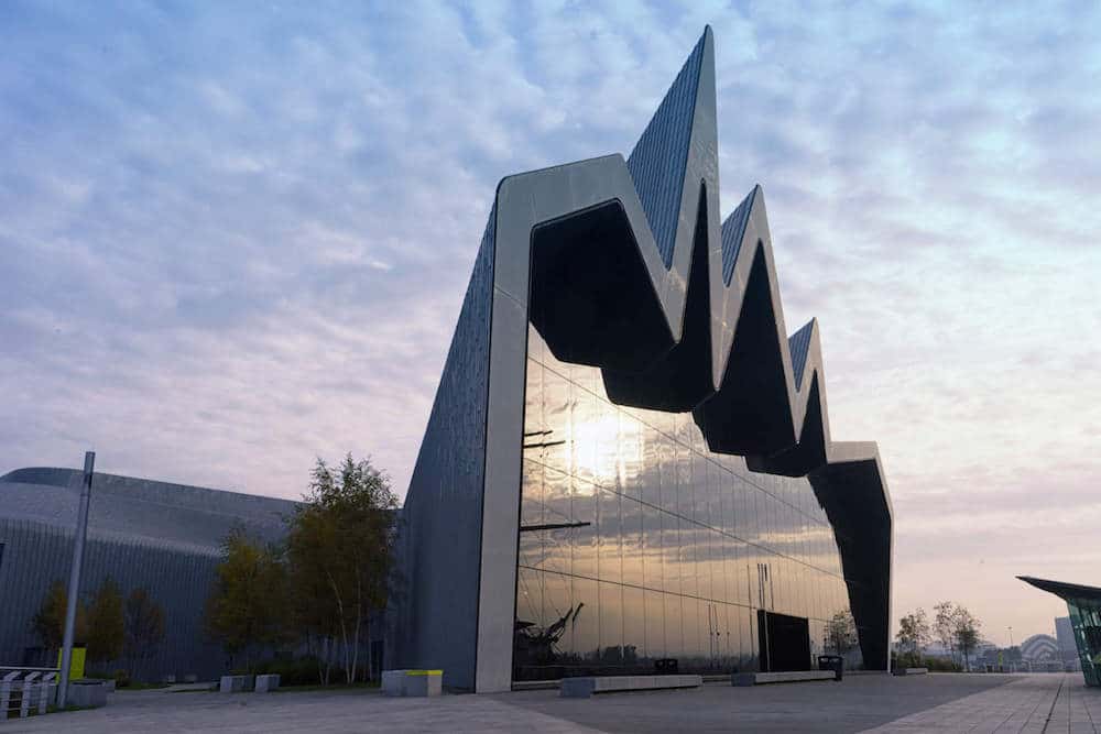 Exterior of the Riverside Museum Glasgow