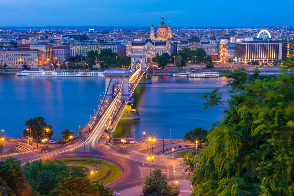 View of Pest from Budapest's Castle District