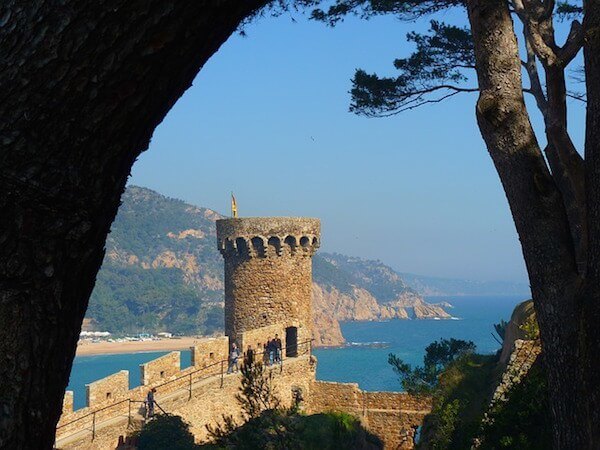 tossa de mar tower and ocean where to go in spain