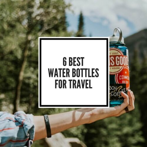 A blog post dedicated to answering the question: what is the best reusable water bottle for travel?
