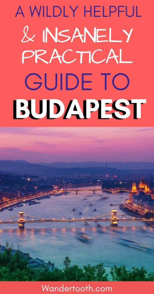 Planning a trip to Budapest? Be sure to read our Wildly Helpful and Insanely Practical Guide to Budapest - filled with all the practical Budapest tips you need for a fantastic Budapest vacation! We wrote this guide after living in Budapest for 1 year, and to share our knowledge of beautiful Budapest! Click to read the post!!! Budapest Hungary I Budapest Travel I Budapest Tips I Budapest Guide