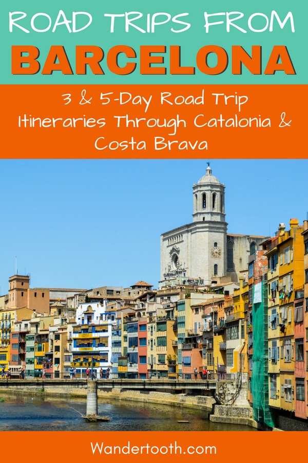 Planning a road trip from Barcelona? Click to read our 3-day road-trip itinerary and 5-day road trip extension itinerary to plan the perfect Spain road trip from Barcelona! Covering Costa Brava and Catalonia, it includes 10 trips around Barcelona to include on your itinerary. #Spain #Barcelona #Catalonia #CostaBrava #Europe #Roadtrip