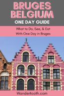 Heading to Bruges, Belgium? This Bruges travel guide will help you plan a perfect trip if you only have 1 day in Bruges! Romantic canals, medieval church spires, cobbled alleyways that take you back in time, and mouthwatering chocolate. Don't miss anything, and spend a perfect day exploring Bruges! Click to read our Bruges travel guide! #Bruges #Brugge #Belgium #Europe #Daytrip