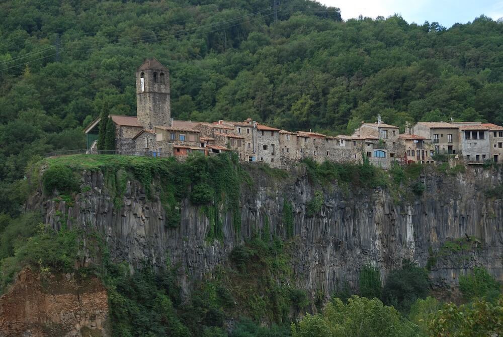 Castellfollit de la Roca in the Costa Brava Region