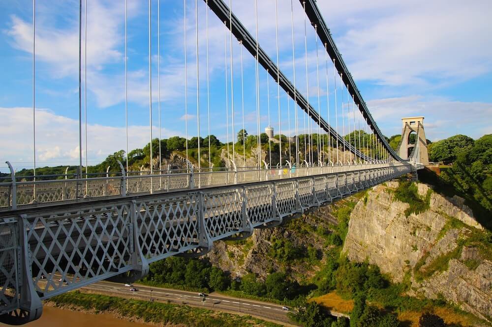 The Clifton Suspension Bridge is one of the top things to see in Bristol England