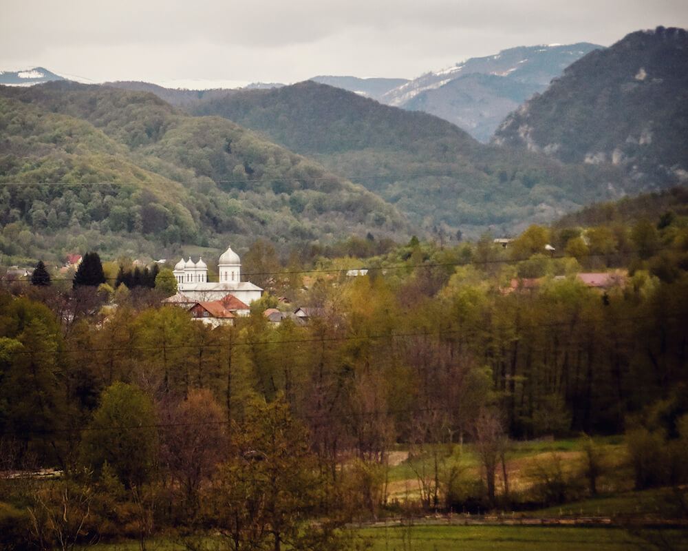 A day trip from Bucharest driving through the Carpathian Mountains to Horezu Monastery