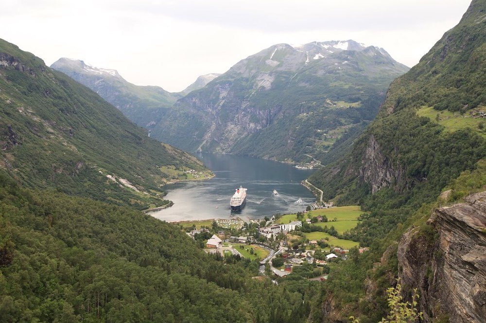 Geirangerfjord is one of the most beautiful places in Norway