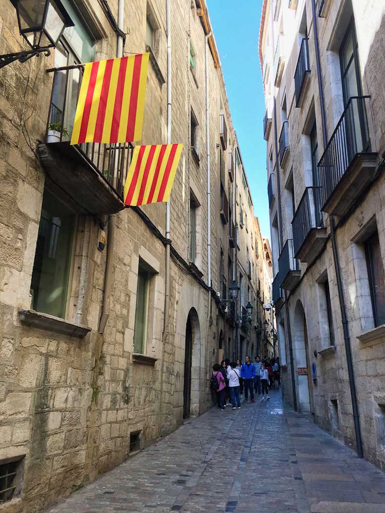 Explore the narrow alleys on a Girona day trip