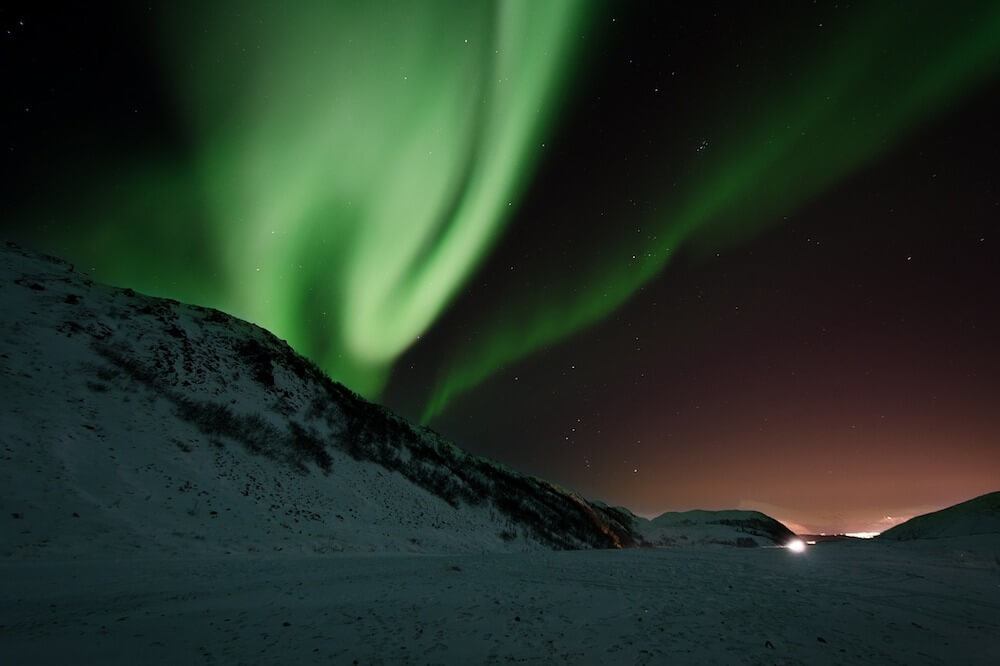 The best place to see the northern lights is northern Norway