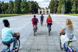 Rest your legs and take a Warsaw bike tour