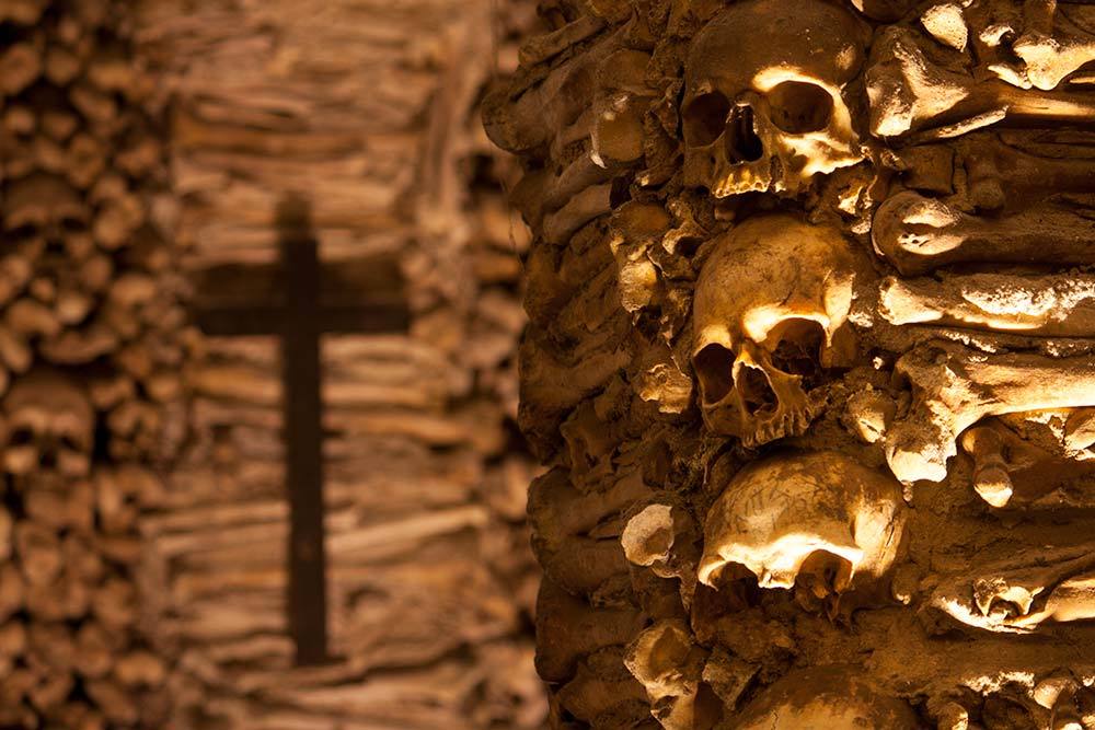 The bone ossos tops the list of what to see in evora