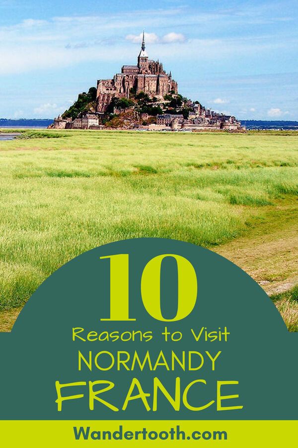 Planning a trip to France? Don't Miss Normandy! From beautiful churches, seaside downs, and delectable cheese farms, we've outlined 10 reasons to visit Normandy, plus the best things to do in Normandy! #Normandy #France #ThingstoDo #TravelGuide #Travel #Europe