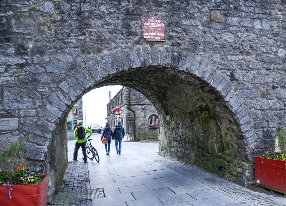 The Spanish Arch is one of the many activities in Galway