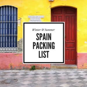 Spain in Winter and what to wear in Spain in Summer Spain packing guide