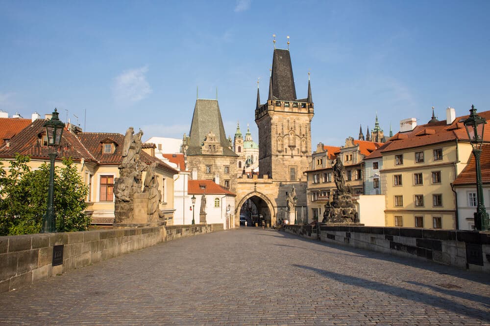 Charles Bridge in Old Town Prague