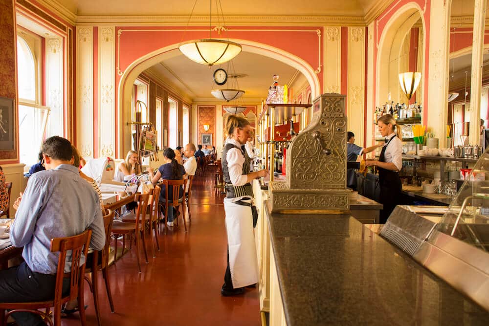 Cafe Louvre in Old Town Prague