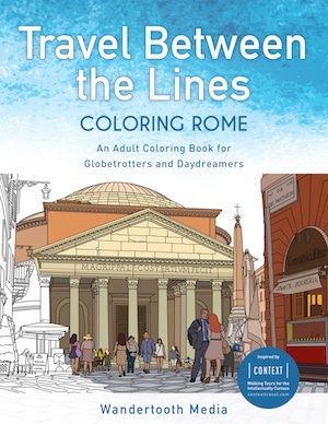 best Adult coloring book for travel Rome