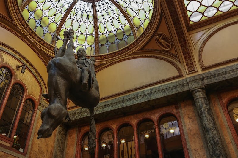 David Cerny Horse Lucerna Palace