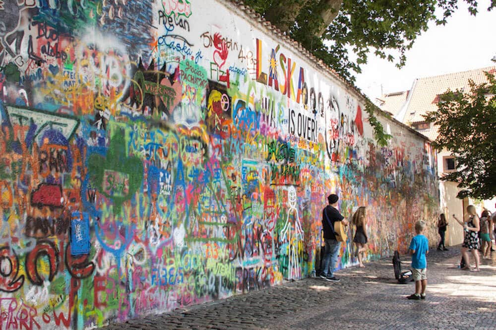 John Lennon Wall Mala Strana Prague