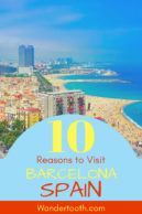 Planning a Spain holiday? Click to read our 10 reasons why you should visit Barcelona, Spain’s most dynamic city on the coast. Fantastic food and drinks, history, architecture, culture and more - it's perfect for a city break and a beach vacation. And, of course, Barcelona has plenty of sunshine! #Spain #Barcelona #Travel #Holiday #CityBreak