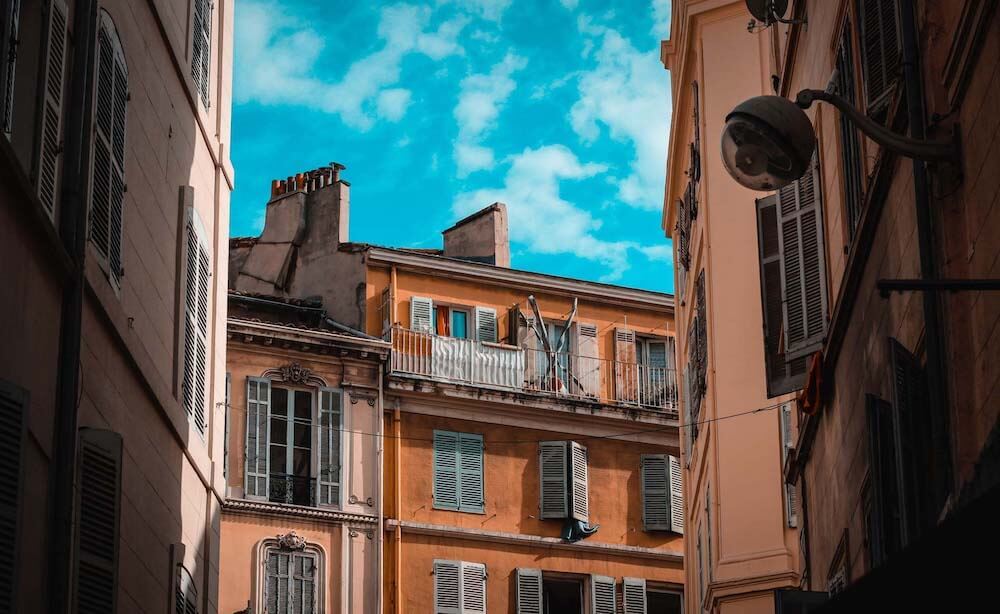 Wonderful buildings in Nice France