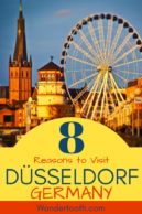 Planning a trip to Germany? Find out 8 reason you should include Dusseldorf on your itinerary! If you’re considering visiting Dusseldorf and asking yourself, Is Dusseldorf Worth Visiting, find out why locals love their city, the river, the amazing architecture, and the best places to visit in Dusseldorf for your Germany holiday! Click to Read! #Dusseldorf #Germany #DayTrip #Europe #Travel