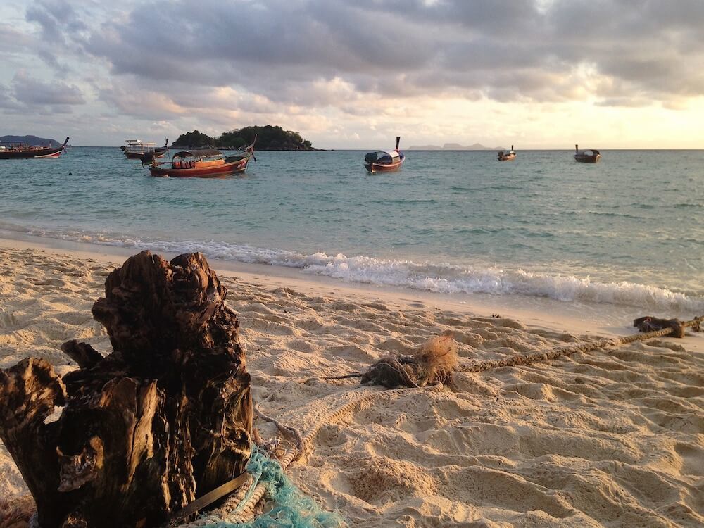 The beach on Koh Lipe Island Thailand