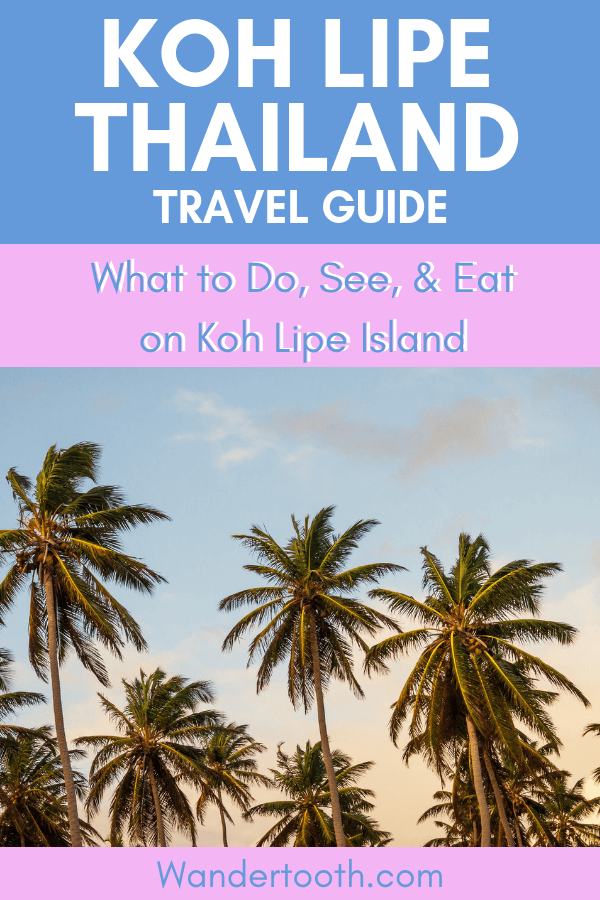 Planning a trip to Thailand and Looking for pristine sandy beaches and a tranquil island? Look no further than Koh Lipe Thailand! Whether its diving, snorkelling, or simply relaxing on the beach, Koh Lipe is the perfect island away from the party spots and the bustle of big cities. Here's everything you need to know about visiting Koh Lipe Thailand on your next holiday! Click to Read! #KohLipe #Kolipe #Thailand #Asia #Travel