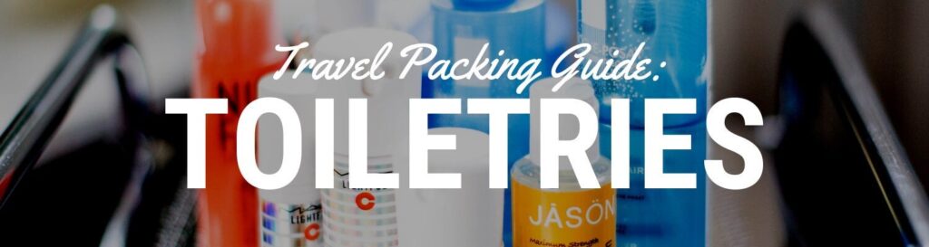 Toiletries List for Travel