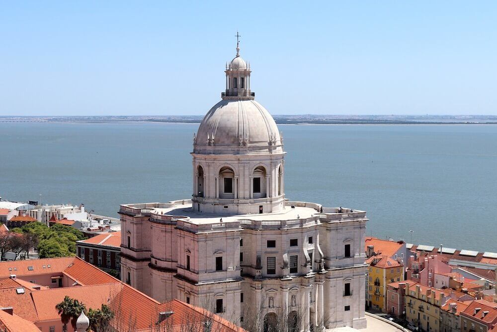 The pantheon in Alfama Lisbon district