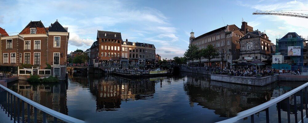 Leiden Netherlands canal