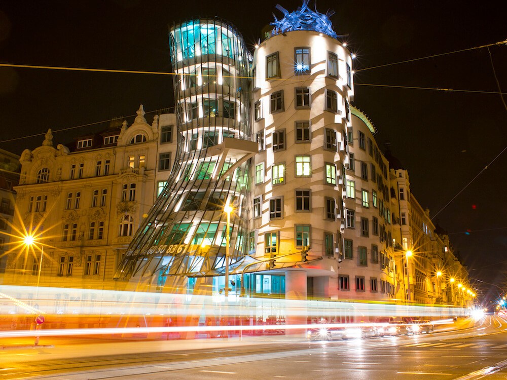 The dancing house where to stay in Prague New Town