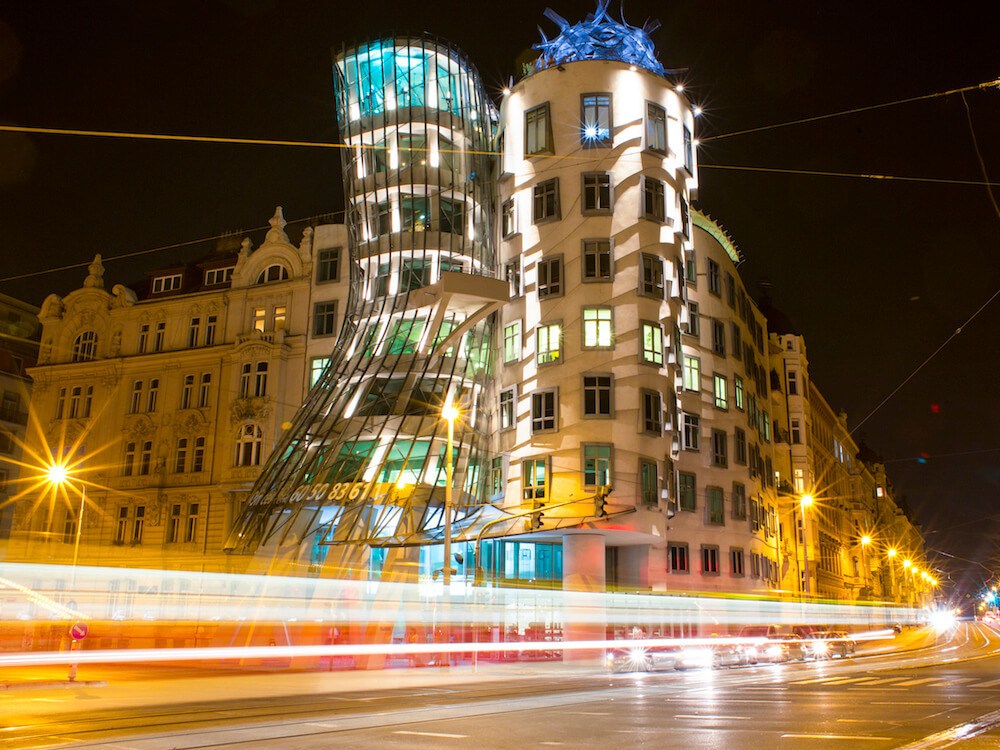 The dancing house where to stay in Prague New Town