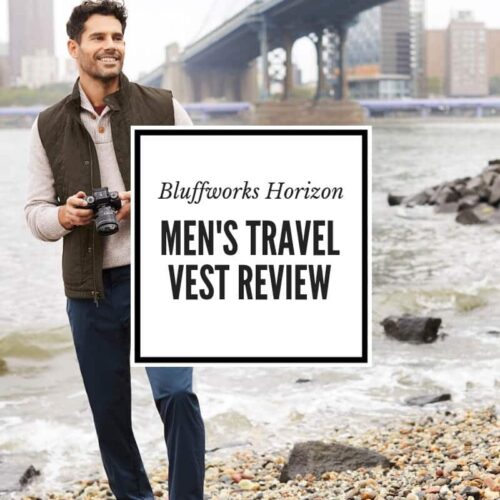 Bluffworks mens travel vest with hidden pockets review