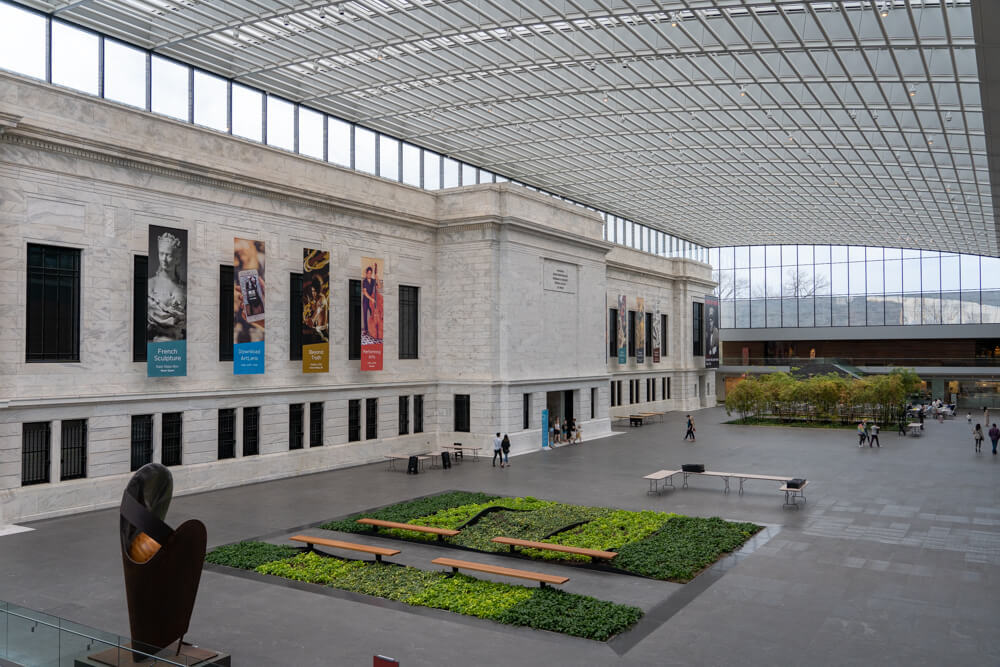 Interior of the Cleveland Art museum