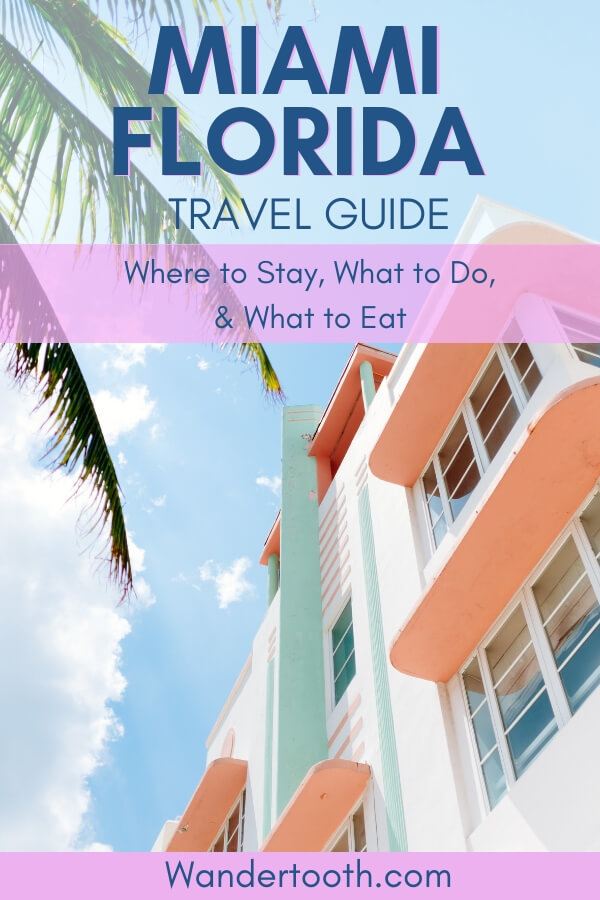 A guide to planning a Miami vacation