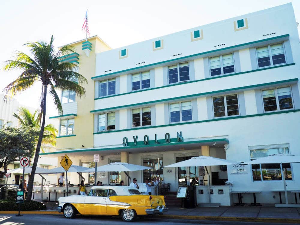 So many amazing examples of Art Deco Miami