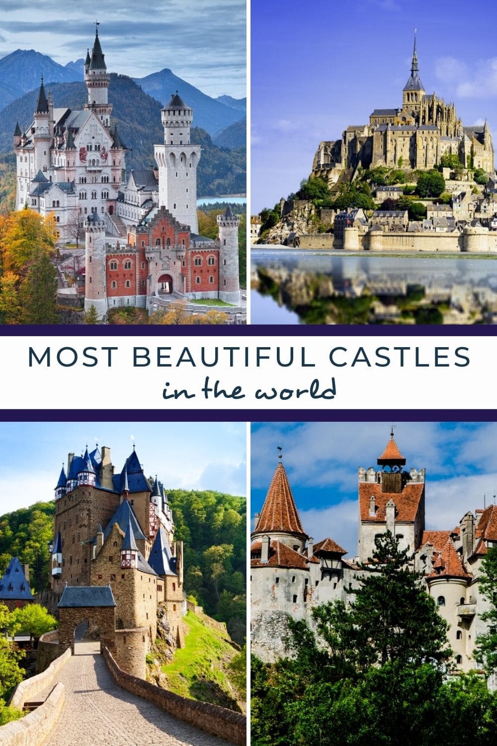 The Most Beautiful Castles in the World - Wandertooth Travel : An incredible photo capturing a stunning landscape. The tones are vibrant and blend flawlessly. Its arrangement looks great, and its particulars are also very clear.