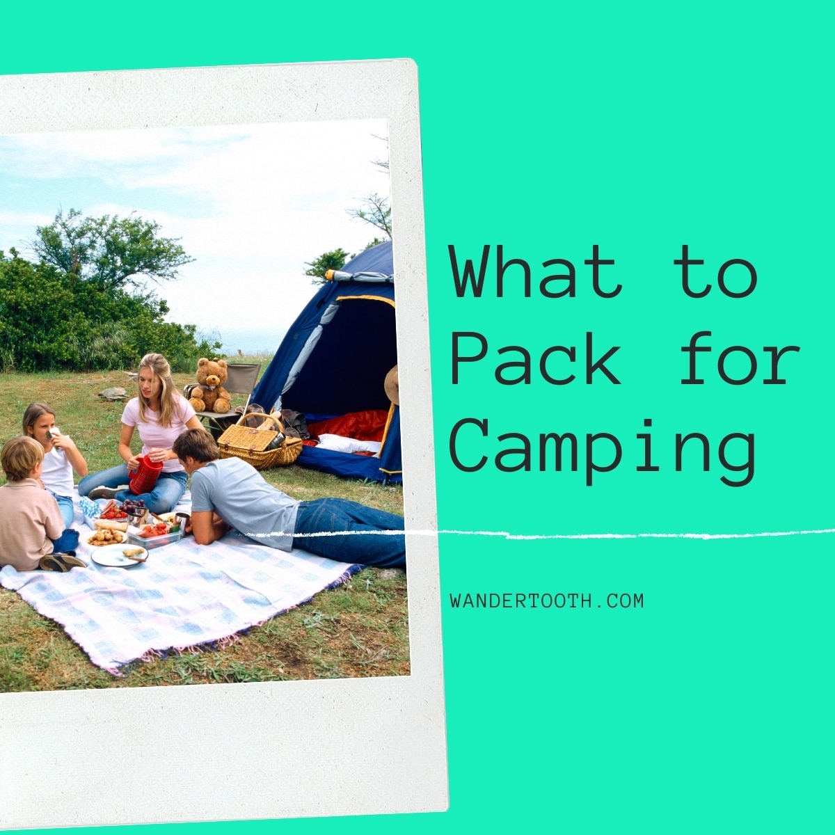 camping packing list