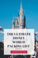 disney packing list