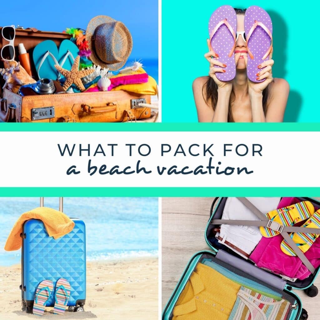 what to pack for a beach vacation