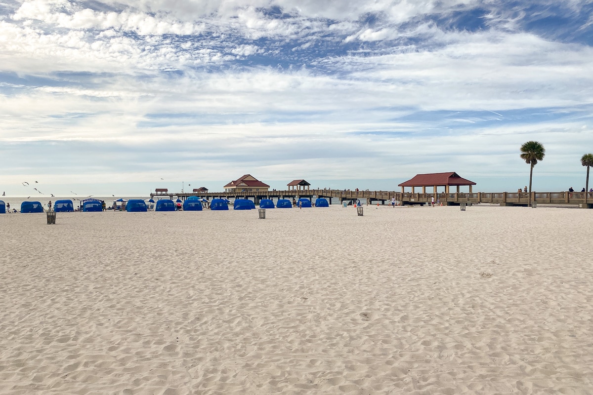 clearwater beach chair rental area